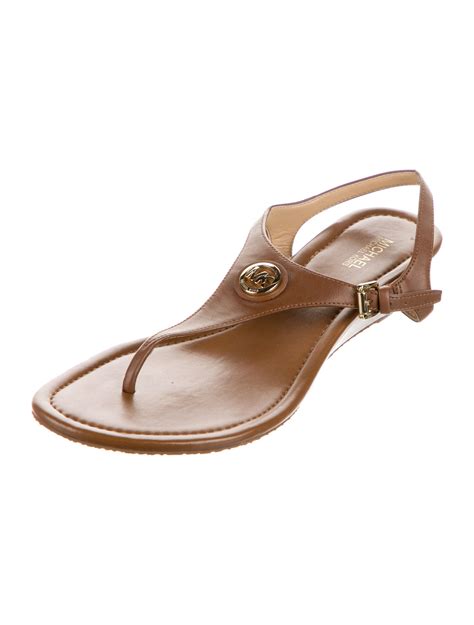 michael kors sandalen braun|michael kor sandals.